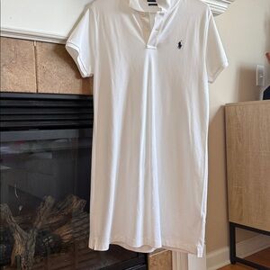 Polo by Ralph Lauren White Short-Sleeve Polo with Navy Pony